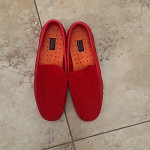 Swims Vibrant Red Men's Slip-On Loafers